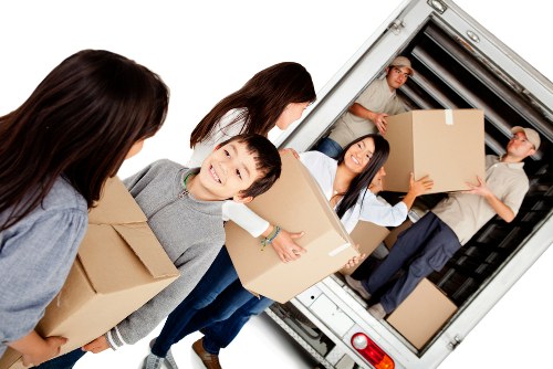 Removal team helping with a Crystal Palace home move