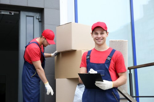 House removal team helping with a home move in Crystal Palace