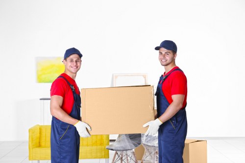 Removal van and moving team serving homes in Crystal Palace