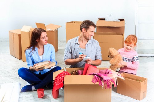 Local movers preparing a home removal in Crystal Palace