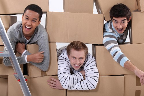 House movers loading furniture in Crystal Palace