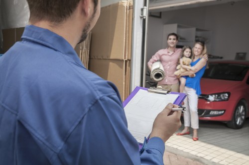 Man and van loading furniture in Crystal Palace