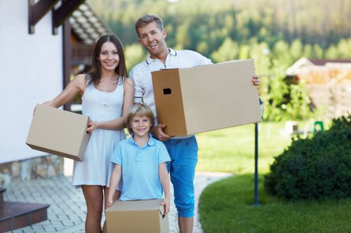 Packing and unpacking service for a Crystal Palace home move