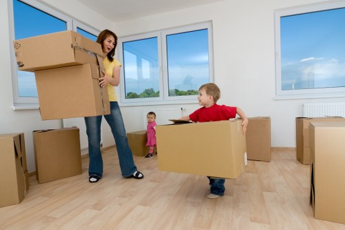Customer booking a van service with item details