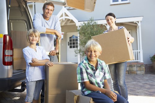 Furniture being carried safely during a Crystal Palace house move