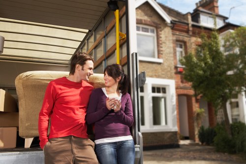 Local removals vehicle handling a move near Crystal Palace residential streets